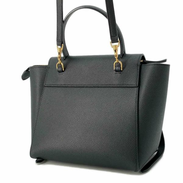 セリーヌ ハンドバッグ ベルトバッグ ナノ 189003 CELINE 2wayショルダーバッグ 黒