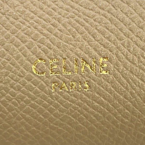 セリーヌ ハンドバッグ ベルトバッグ マイクロ カーフレザー 189153 CELINE 2wayショルダーバッグ ベージュ