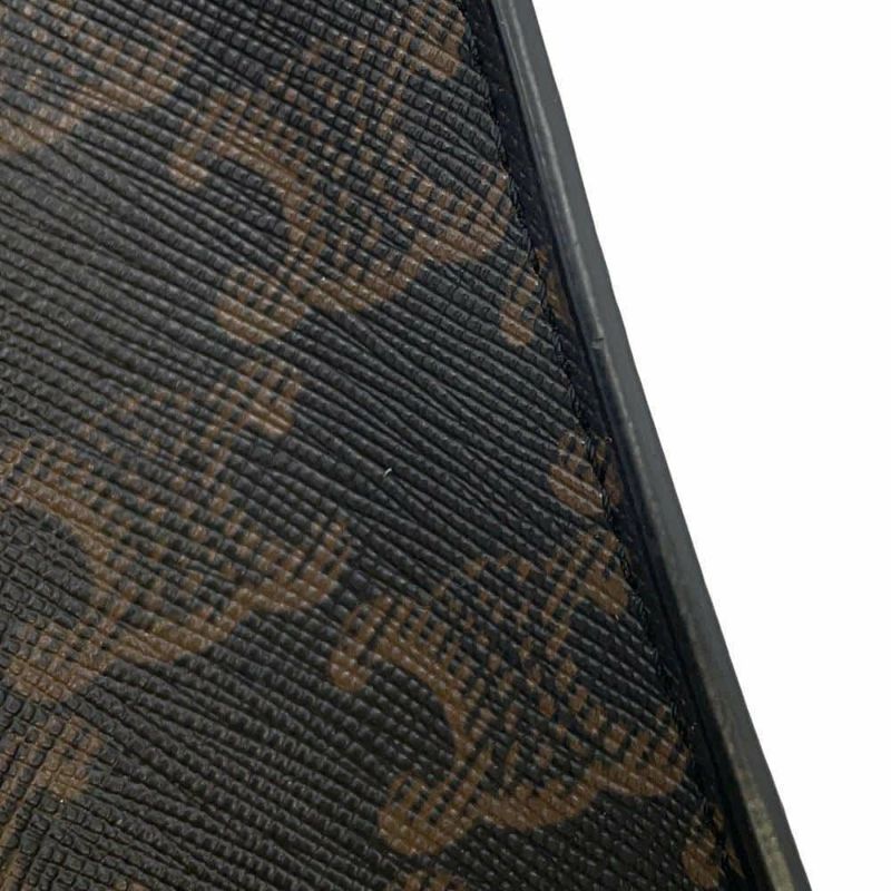 セリーヌ ハンドバッグ トリオンフ ミニ バーティカル カバ PVC/レザー 194372 CELINE 2wayショルダーバッグ ブラウン