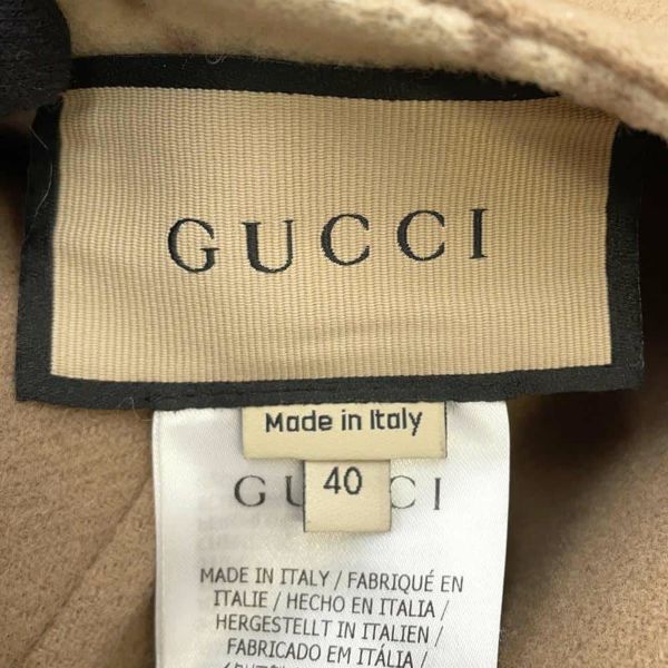 グッチ コート インターロッキングGボタン GGウール ロングコート リバーシブル レディースサイ40 695094 GUCCI アウター