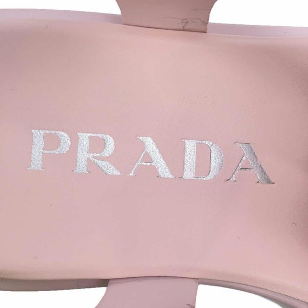 プラダ サンダル モノリス ラバー レディースサイズ35 2X3083 PRADA 靴 ピンク