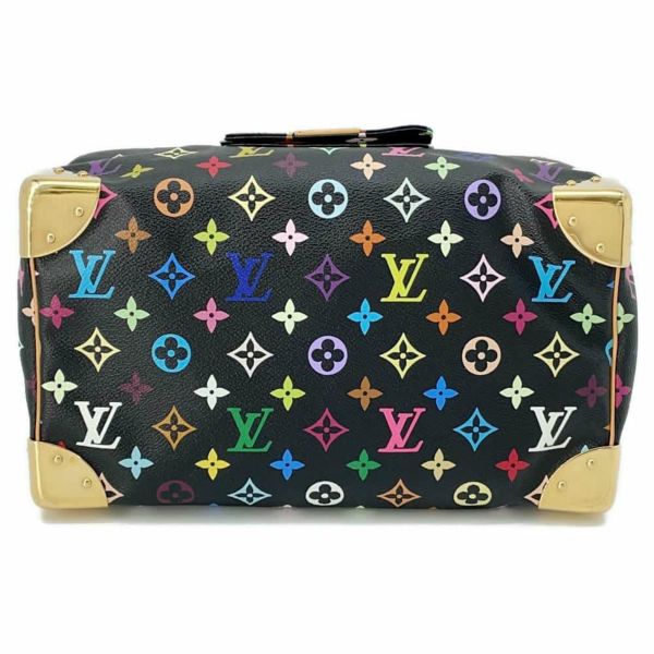 ルイヴィトン ハンドバッグ モノグラム・マルチカラー スピーディ30 M92642 LOUIS VUITTON 黒 ブラック