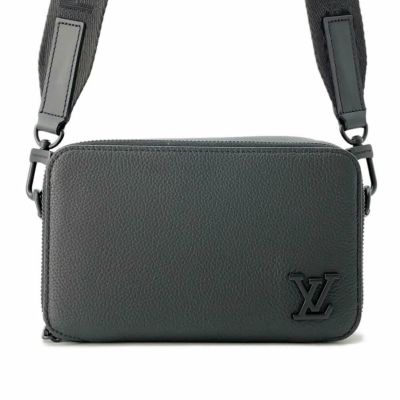 ルイヴィトン ショルダーバッグ グレインカーフレザー LV アエログラム アルファ・ウェアラブル ウォレット M59161 黒 ブラック 安心保証 |  中古・新品ブランド販売ギャラリーレア公式通販