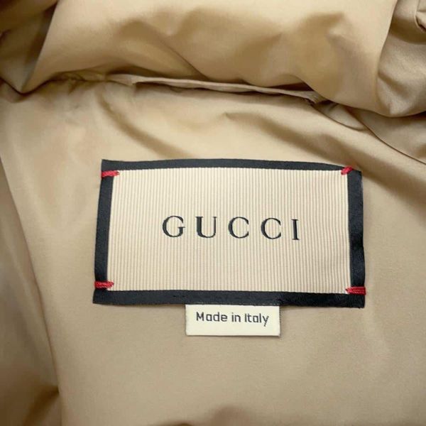 グッチ ダウンジャケット GGキャンバス ジャケット ナイロン ジャンボ GG メンズサイズ50 698710 GUCCI アウター