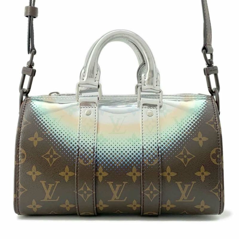 ルイヴィトン ハンドバッグ モノグラム メタリック・ネビュラ キーポル・バンドリエール25 M23119 LOUIS VUITTON ショルダー