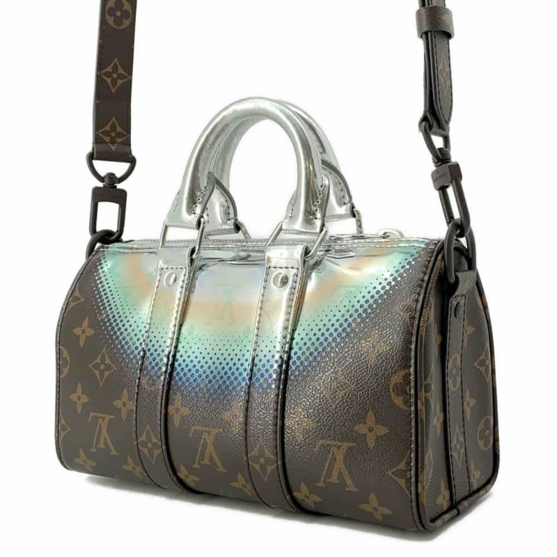 ルイヴィトン ハンドバッグ モノグラム メタリック・ネビュラ キーポル・バンドリエール25 M23119 LOUIS VUITTON ショルダー