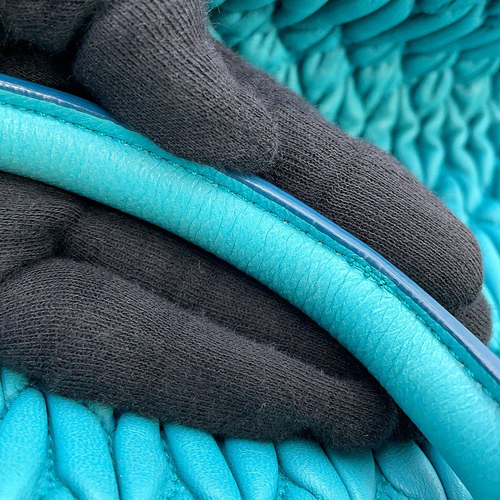 ミュウミュウ ハンドバッグ マテラッセ クリスタル レザー RN0896 MIUMIU 2way