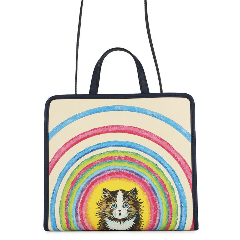 グッチ トートバッグ チルドレズ 猫 キャット  レザー 630542 GUCCI 2wayショルダーバッグ