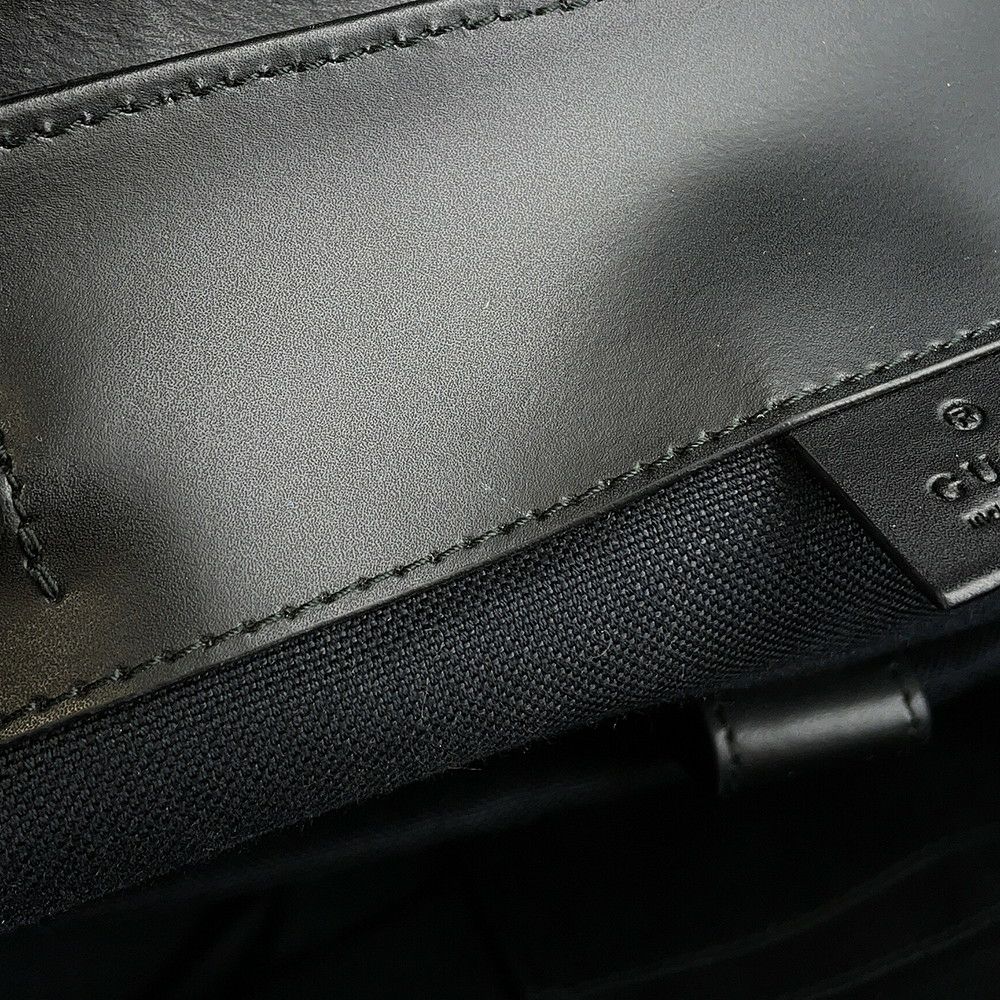 グッチ リュック  シェリーライン トラ タイガー GGスプリーム 495563 GUCCI バッグ バックパック 黒