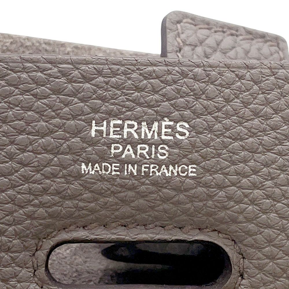 エルメス ショルダーバッグ アンクラージュ エタン/シルバー金具 トゴ K刻印 HERMES バッグ