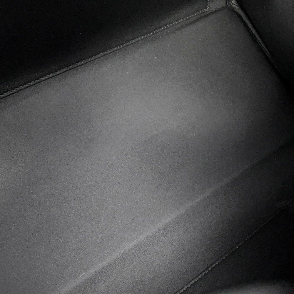 エルメス ハンドバッグ ケリー マキシ 内縫い 42 ブラック/シルバー金具 トゴ W刻印 2wayショルダー 黒