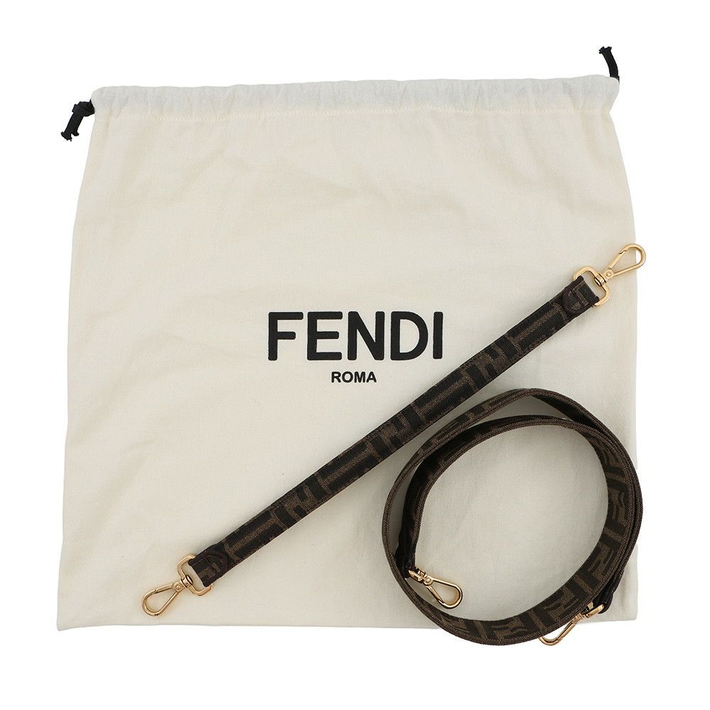 フェンディ ハンドバッグ ズッカ マルチポケット バゲット ジャガード 8BR808 FENDI バッグ 2wayショルダーバッグ