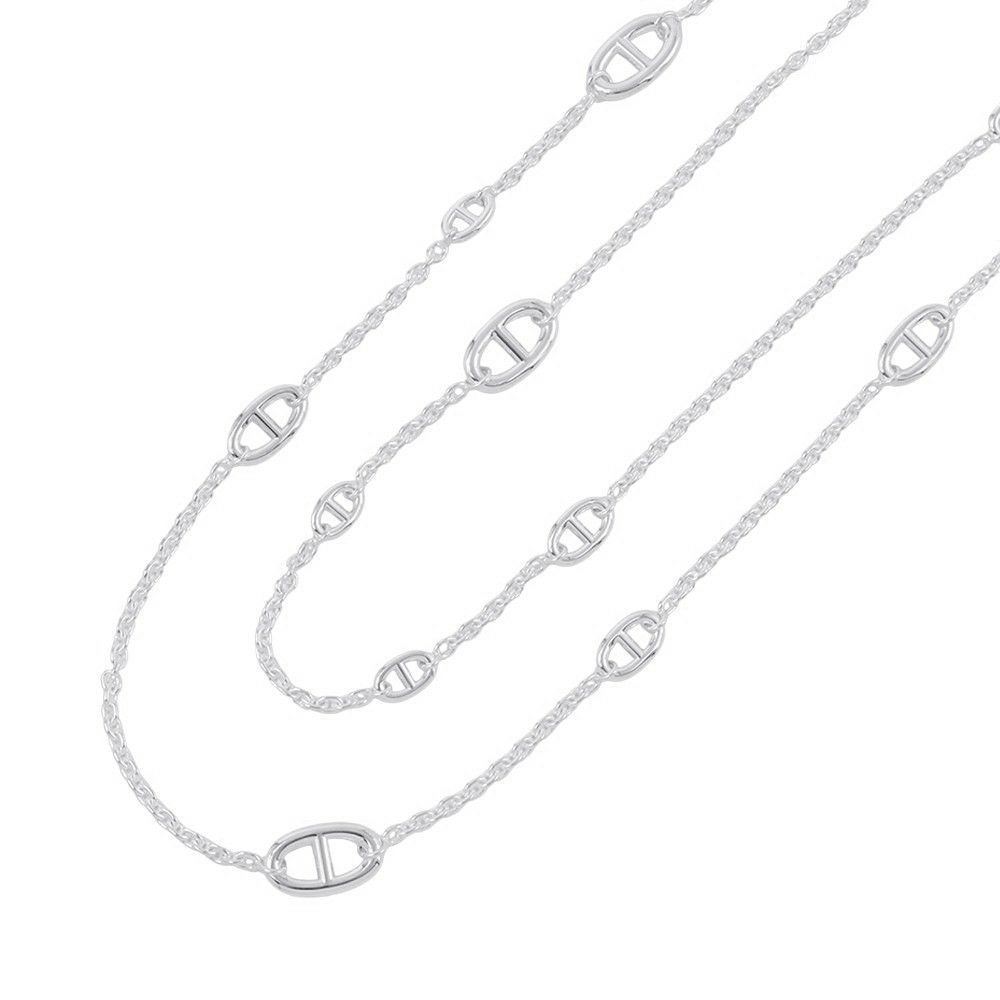 エルメス ネックレス シェーヌダンクル ファランドール サイズ120 SV925シルバー HERMES ジュエリー