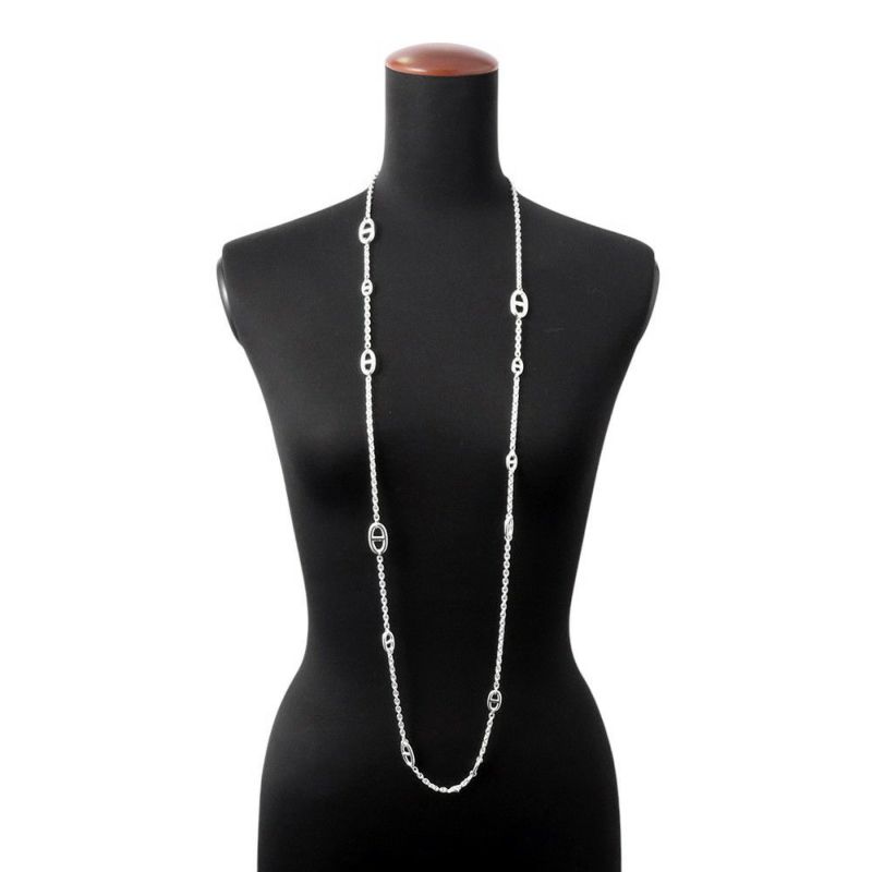 エルメス ネックレス シェーヌダンクル ファランドール サイズ120 SV925シルバー HERMES ジュエリー