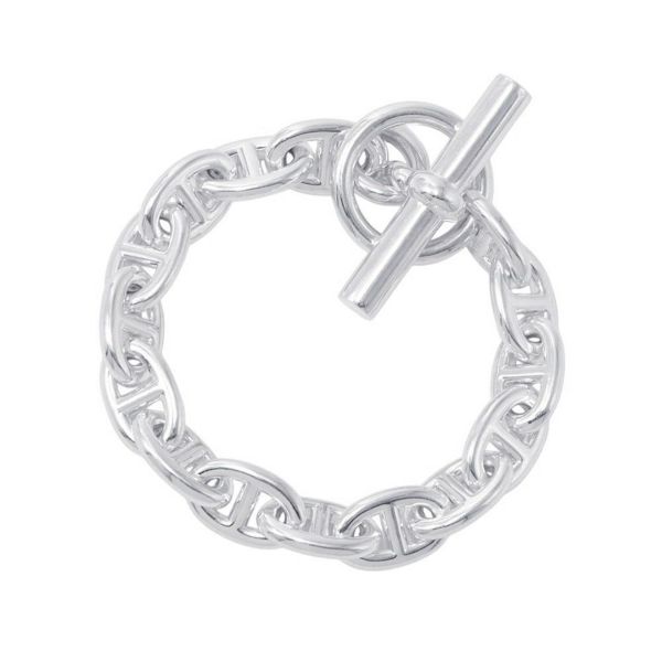 エルメス ブレスレット シェーヌダンクルPM 15コマ SV925シルバー HERMES ジュエリー