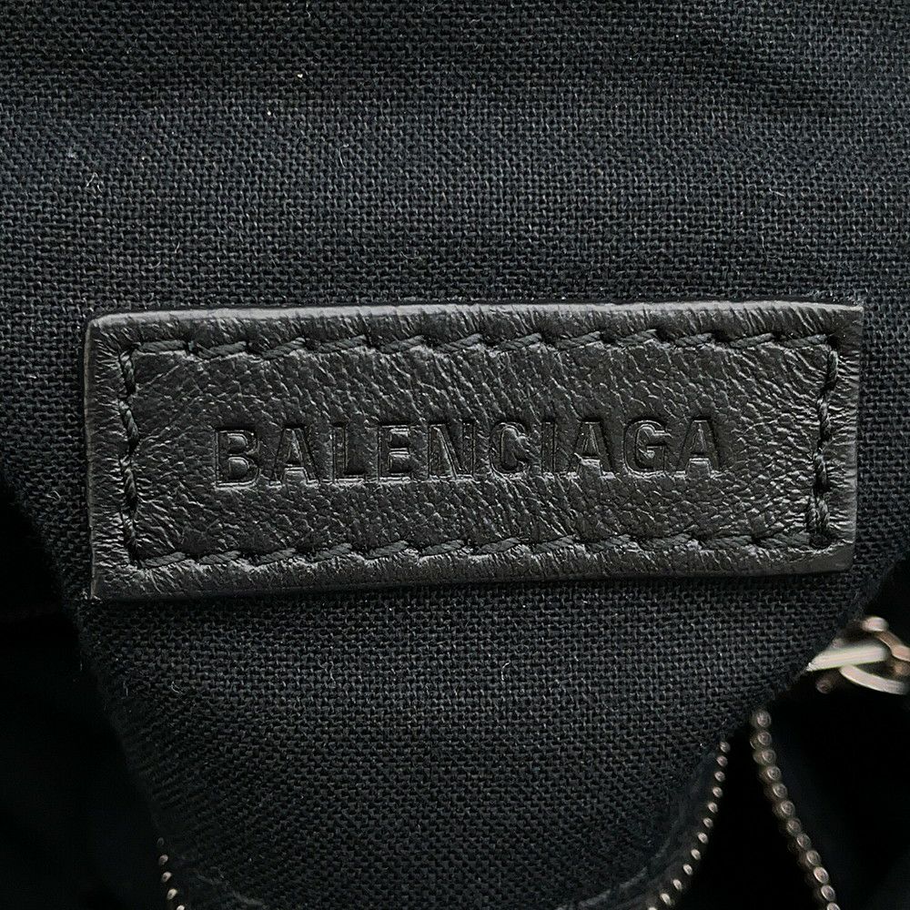 バレンシアガ チェーンショルダーバッグ BBロゴ クラッシュ キルテッド クラッシュカーフレザー 742941 BALENCIAGA バッグ 黒