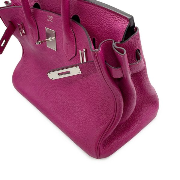 エルメス バーキン30 ローズパープル/シルバー金具 トゴ A刻印 HERMES Birkin ハンドバッグ