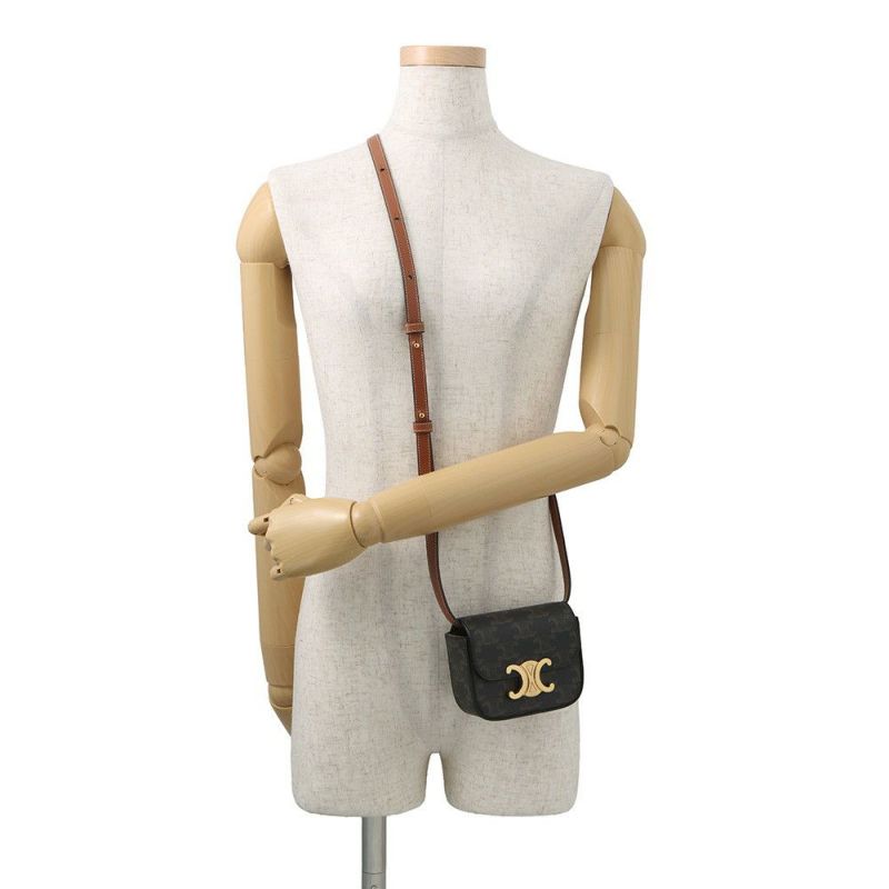 セリーヌ ショルダーバッグ トリオンフ ミニ クロード 10I512 CELINE ミニバッグ