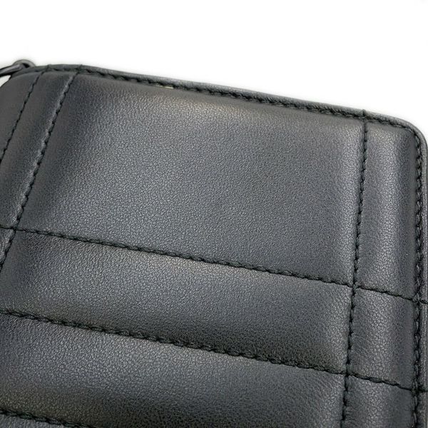 バーバリー チェーンショルダーバッグ ローラクラッチ レザー 8069752 BURBERRY 黒