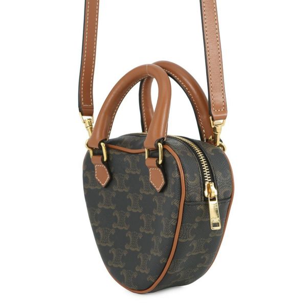 セリーヌ ハンドバッグ トリオンフ ハート PVC 198222 CELINE 2way