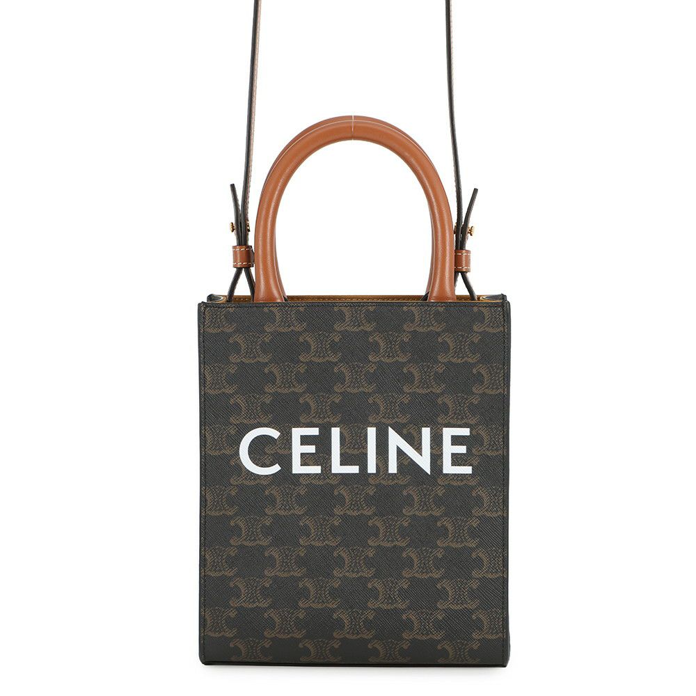 セリーヌ ハンドバッグ トリオンフ ミニ バーティカル カバ 194372 CELINE 2way