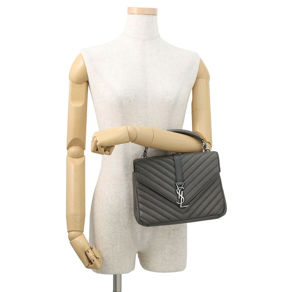 サンローランパリ ハンドバッグ カレッジ レザー 428056 SAINT LAURENT PARIS 2way