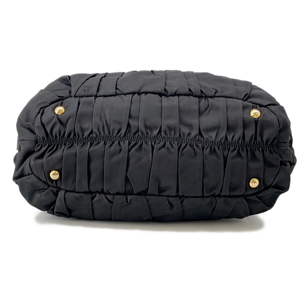 プラダ トートバッグ ギャザー ナイロン BN2346 PRADA 2way 黒