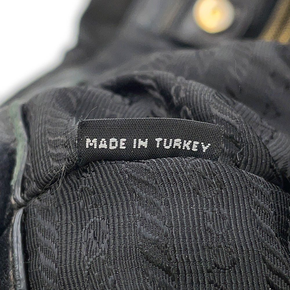 プラダ トートバッグ ギャザー ナイロン BN2346 PRADA 2way 黒