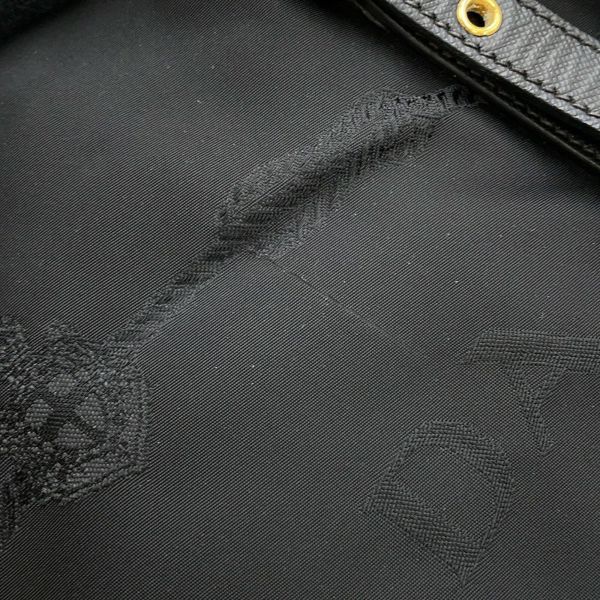 プラダ トートバッグ ロゴ ナイロン BR4255 PRADA 黒 2way