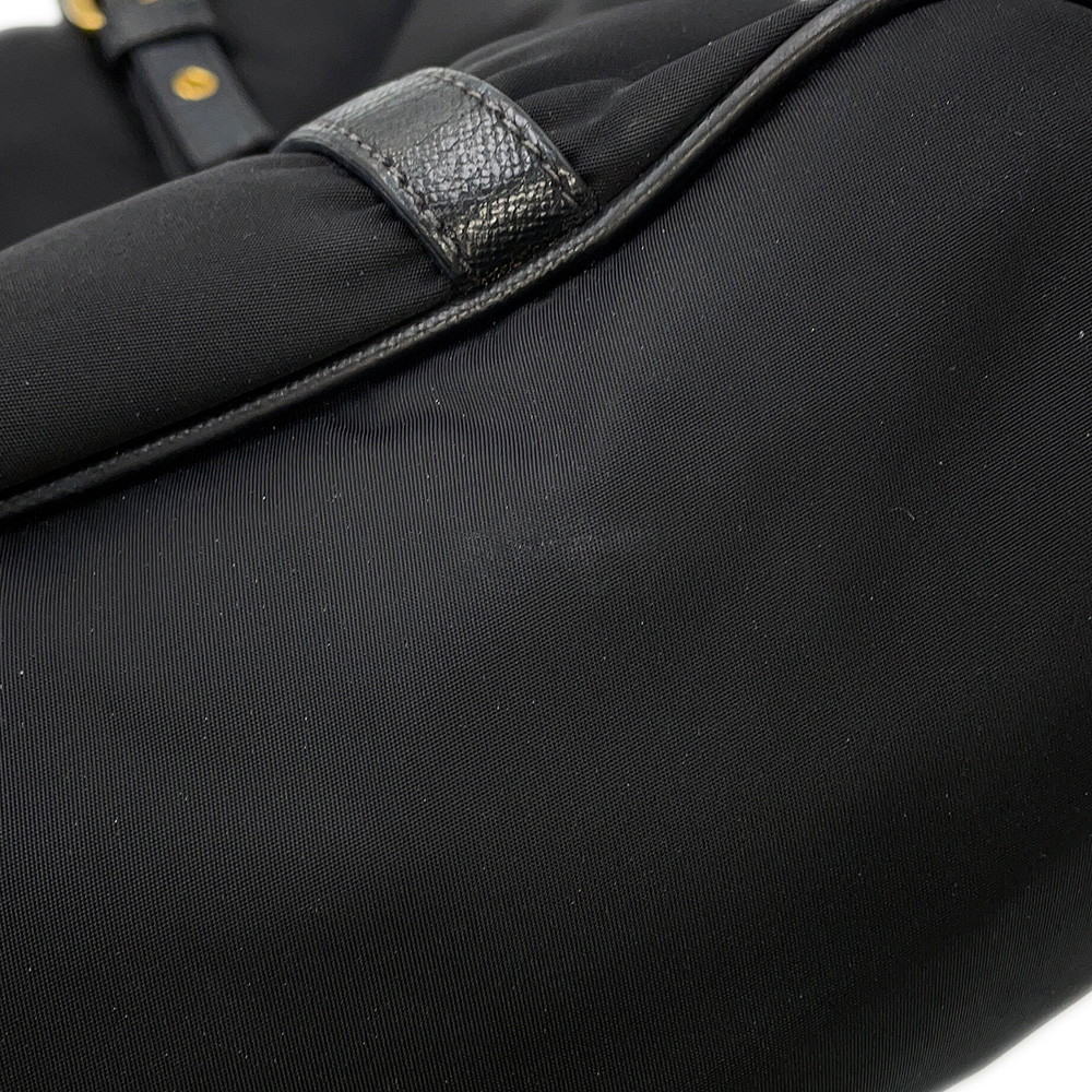 プラダ トートバッグ ロゴ ナイロン BR4255 PRADA 黒 2way