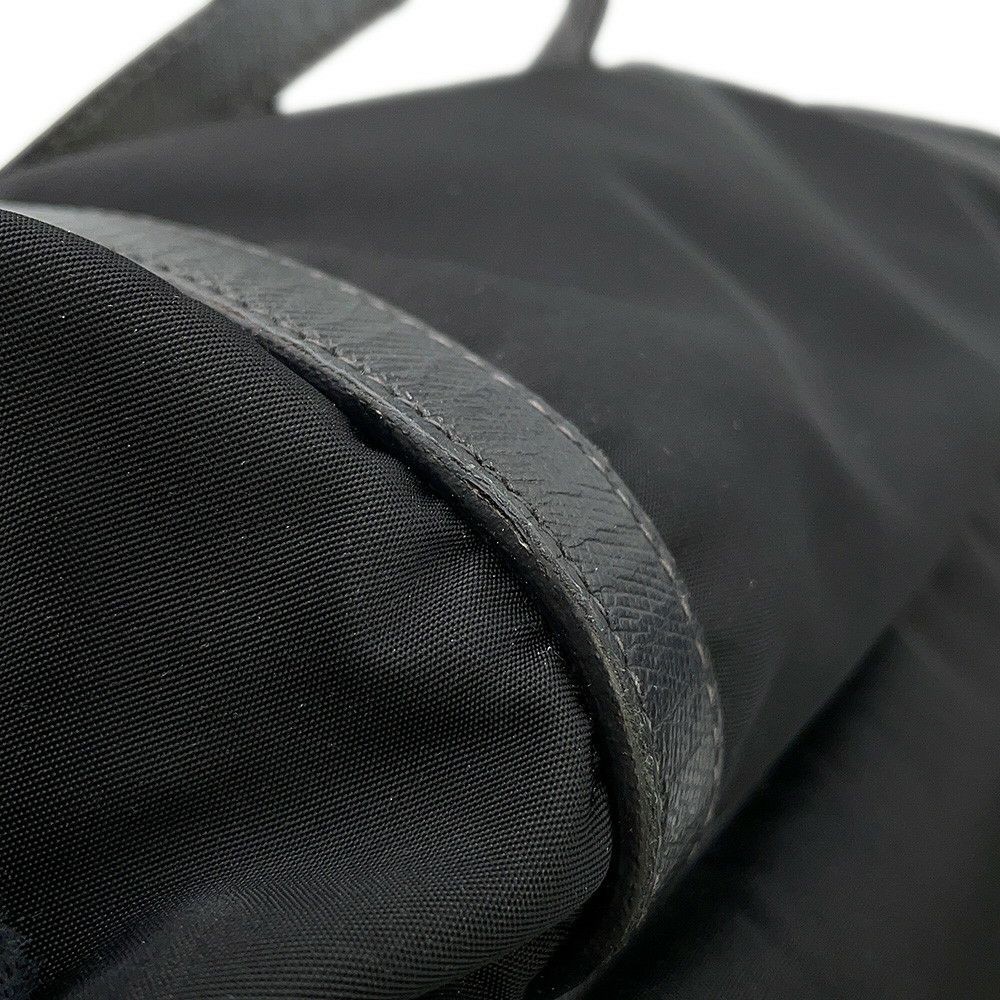 プラダ トートバッグ ロゴ ナイロン BR4255 PRADA 黒 2way