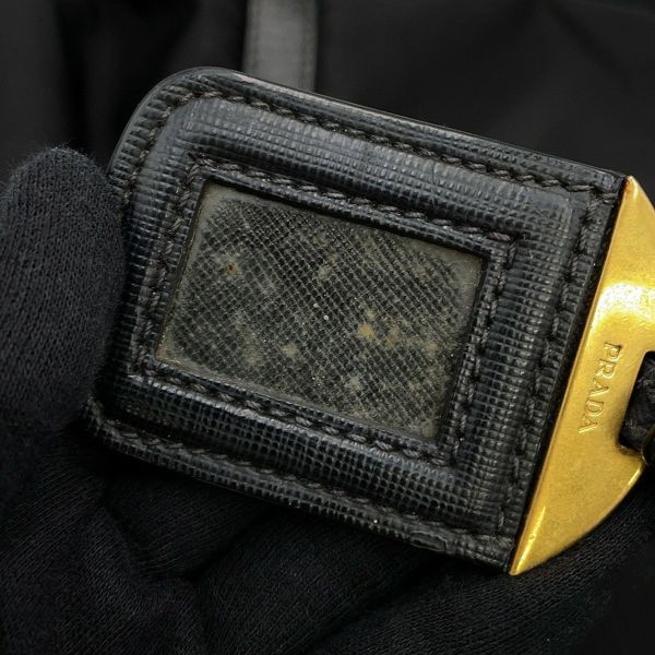 プラダ トートバッグ ロゴ ナイロン BR4255 PRADA 黒 2way