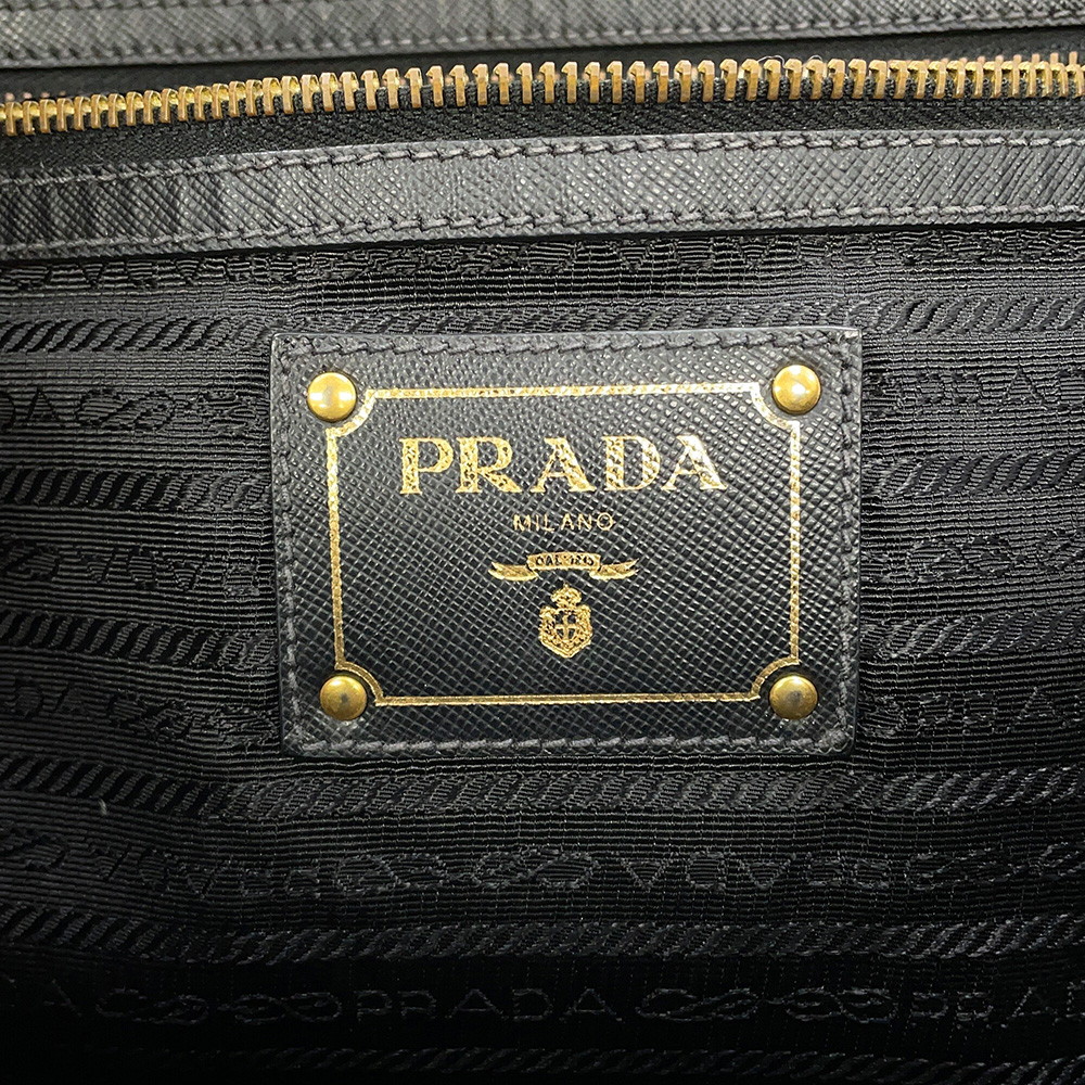 プラダ トートバッグ ロゴ ナイロン BR4255 PRADA 黒 2way