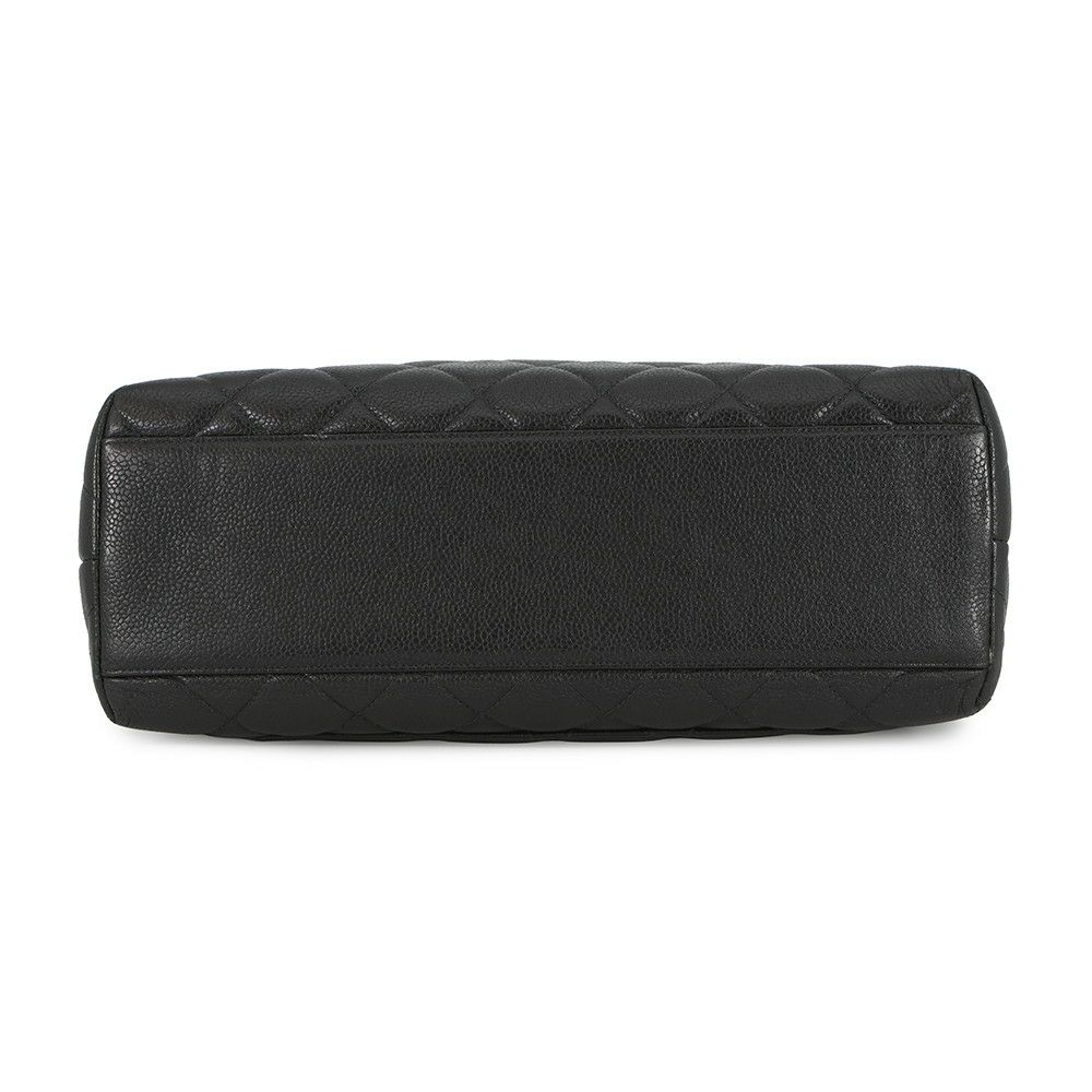 シャネル ハンドバッグ マトラッセ ココマーク トップハンドル キャビアスキン A12397 CHANEL バッグ 黒