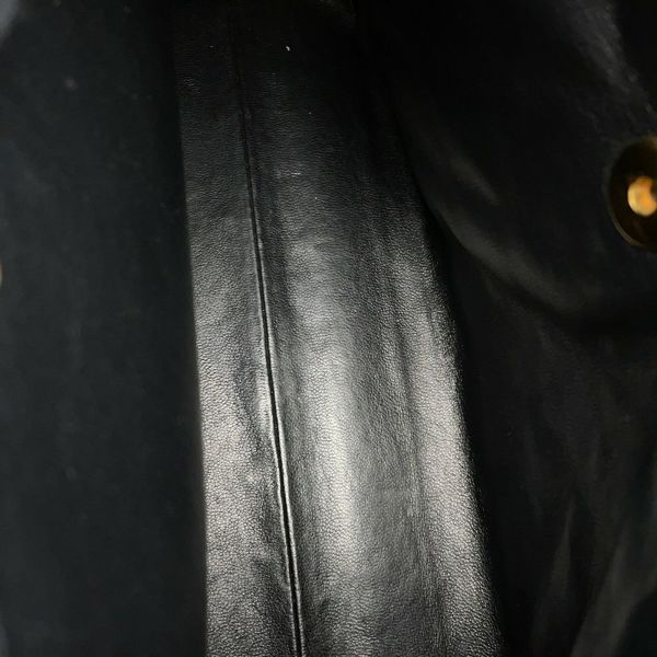 シャネル ハンドバッグ マトラッセ ココマーク トップハンドル キャビアスキン A12397 CHANEL バッグ 黒