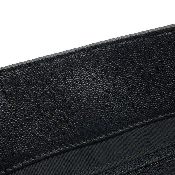 シャネル トートバッグ デカココ ココマーク プラチェーン べっ甲調 キャビアスキン CHANEL 黒