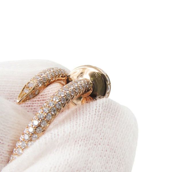 カルティエ リング ジュスト アン クル リング クラシックモデル パヴェ ダイヤ 241P 計0.85ct K18PG サイズ51 N4748600 指輪