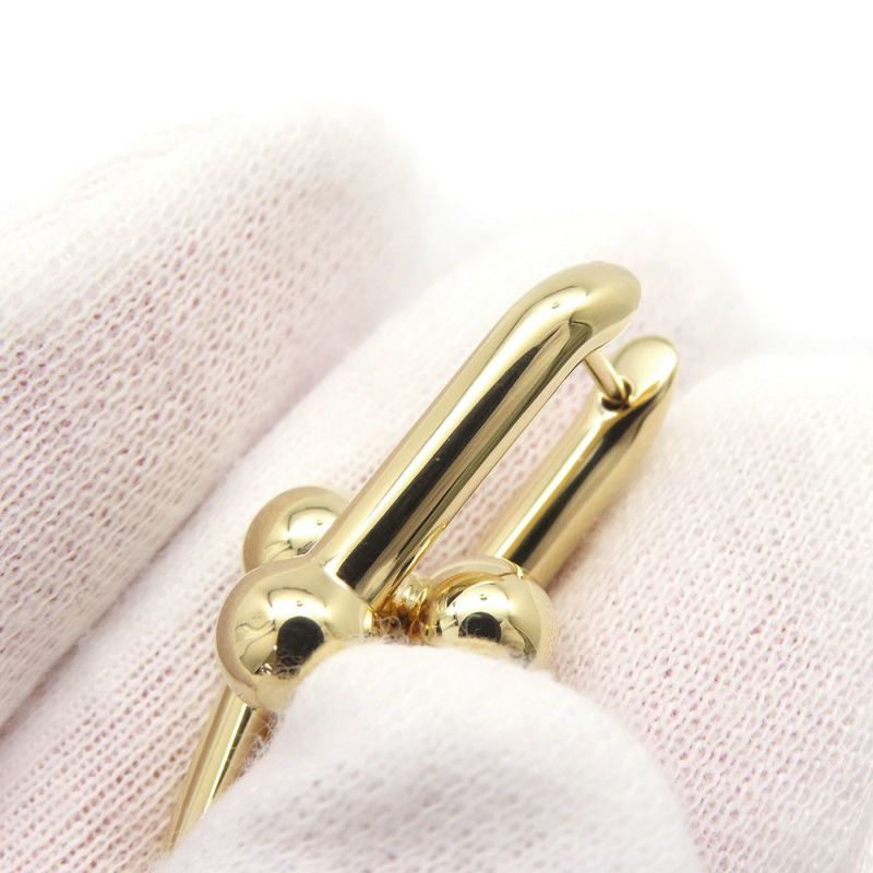 ティファニー ピアス ハードウェア ラージリンク K18YGイエローゴールド 68533643 Tiffany&Co.