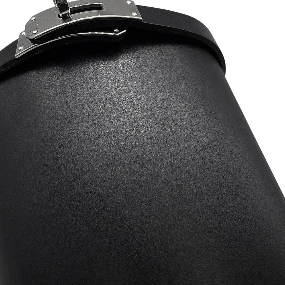 エルメス ブーツ ジャンピング レザー レディースサイズ36 1/2 HERMES ショートブーツ 黒