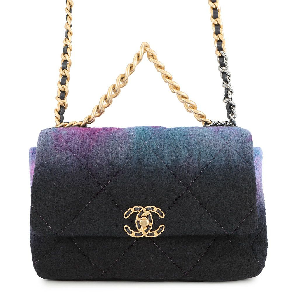 シャネル チェーンショルダーバッグ マトラッセ ココマーク CHANEL19 ツイード AS1160 CHANEL 2way 黒 シャネル チェーンショルダーバッグ マトラッセ ココマーク CHANEL19