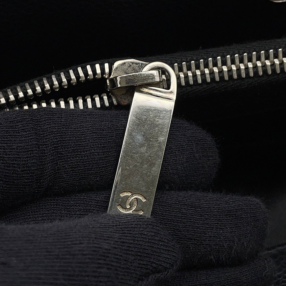 シャネル チェーントートバッグ ココマーク マトラッセ GST キャビアスキン A50995 CHANEL 黒