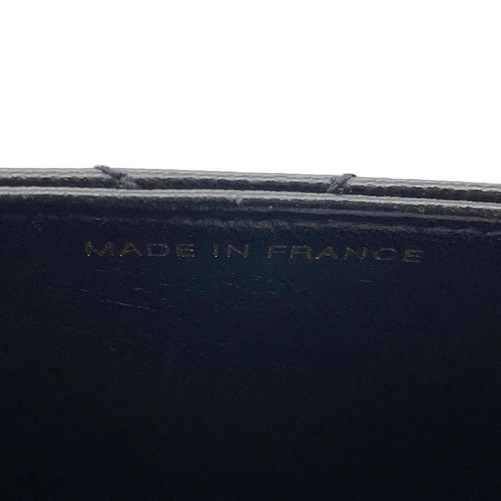 シャネル チェーンショルダーバッグ マトラッセ ココマーク シングルフラップ キャビアスキン CHANEL 黒