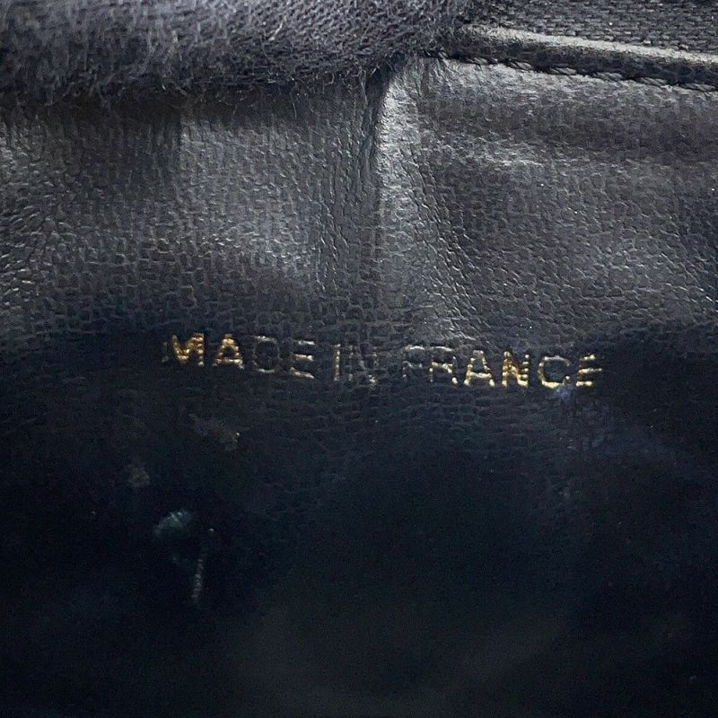 シャネル バニティバッグ ココマーク 縦型 キャビアスキン A01998 CHANEL 化粧ポーチ コスメポーチ 黒