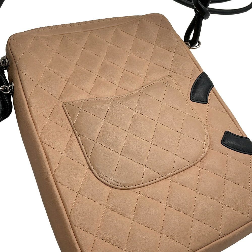 シャネル ショルダーバッグ カンボンライン ミディアム ココマーク A25178 CHANEL バッグ 黒