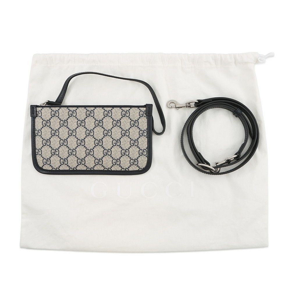 グッチ ショルダーバッグ ダブルG オフディア ミニトートバッグ GGスプリーム/レザー 811716 GUCCI 2way