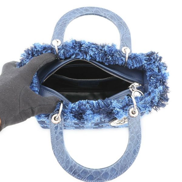 クリスチャン・ディオール ハンドバッグ レディディオール ミディアム ツイード M0550PTGC Christian Dior