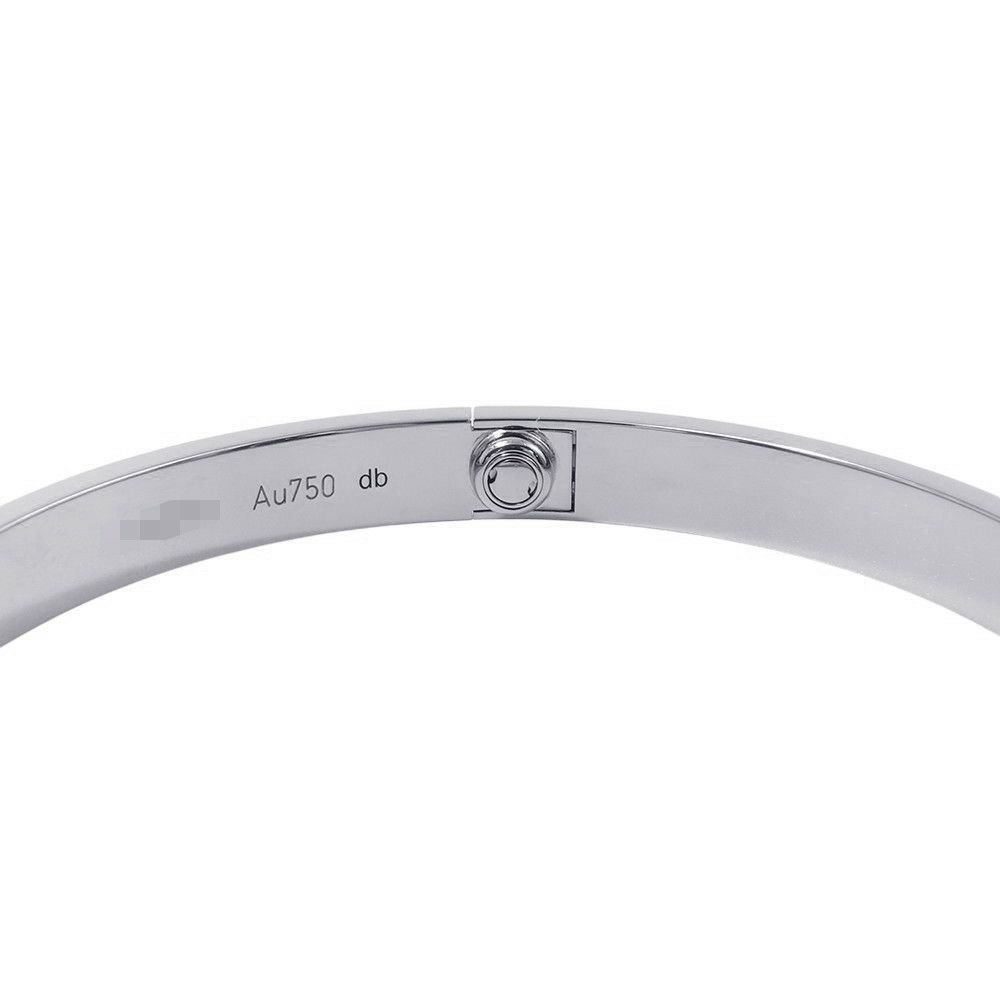 カルティエ ブレスレット ラブブレス クラシックモデル K18WGホワイトゴールド サイズ20 Cartier LOVEブレスレット バングル