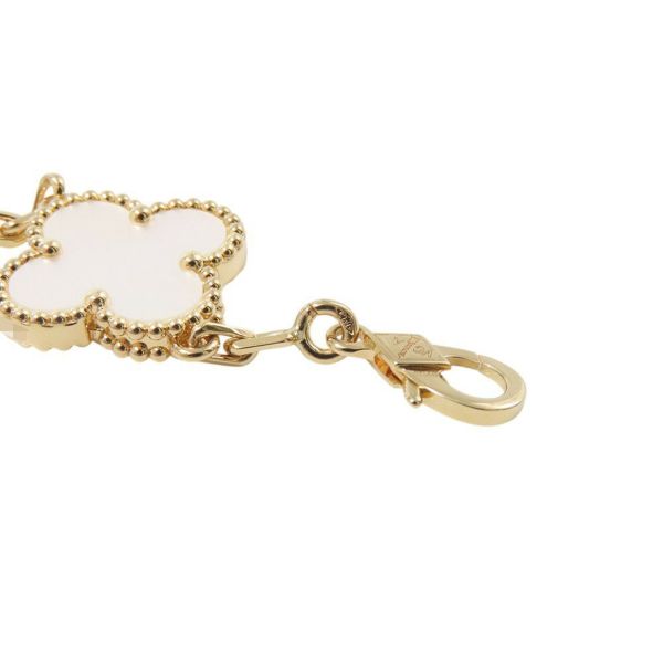 ヴァンクリーフ&アーペル ネックレス ヴィンテージ アルハンブラ ネックレス 10モチーフ マザーオブパール K18YG VCARA42800