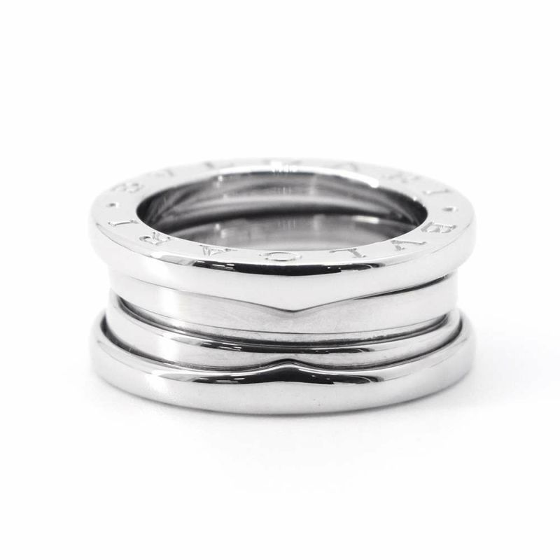 ブルガリ リング ビーゼロワン B-zero1 2バンド K18WGホワイトゴールド リングサイズ49 指輪