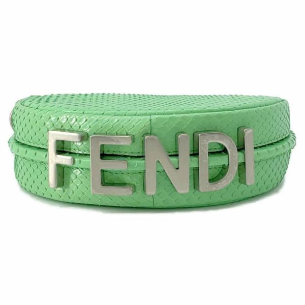 フェンディ ハンドバッグ ナノグラフィ パーティーバッグ パイソン 7AS089 FENDI バッグ